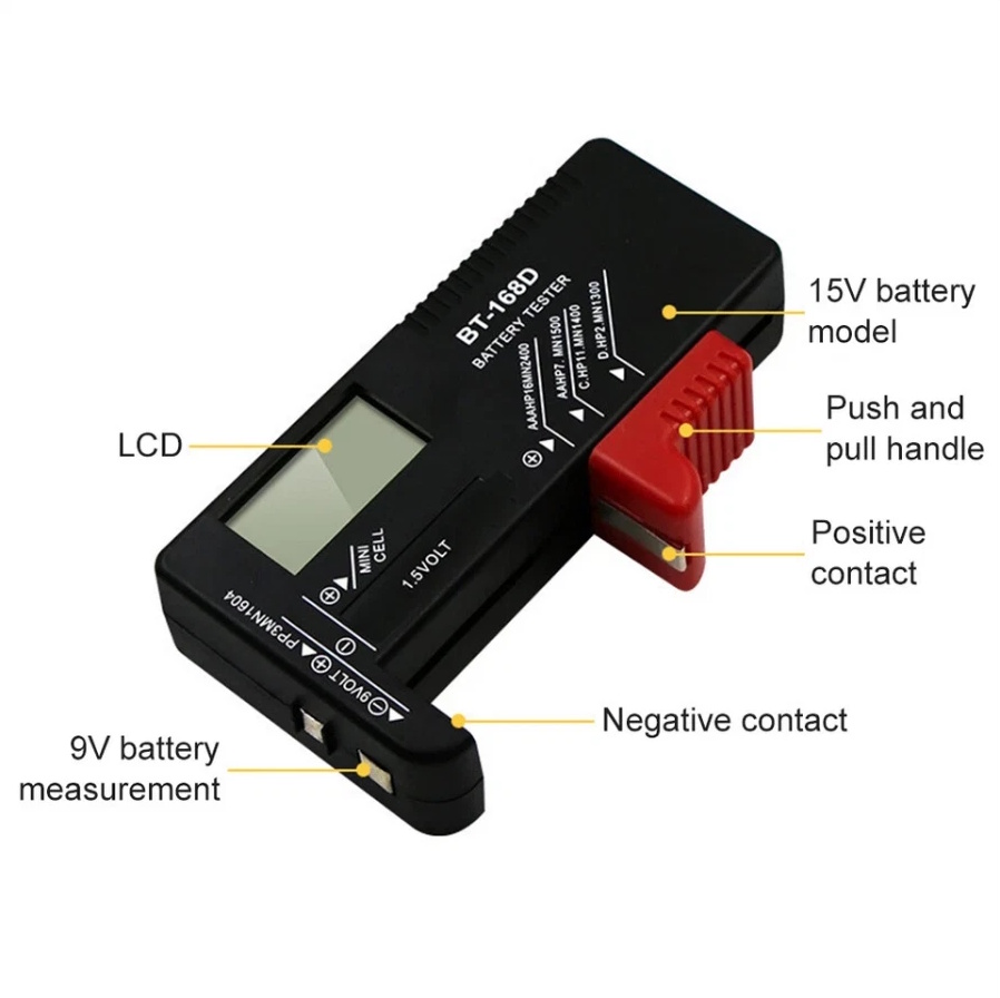 Batteriekapazitätstester, universell
