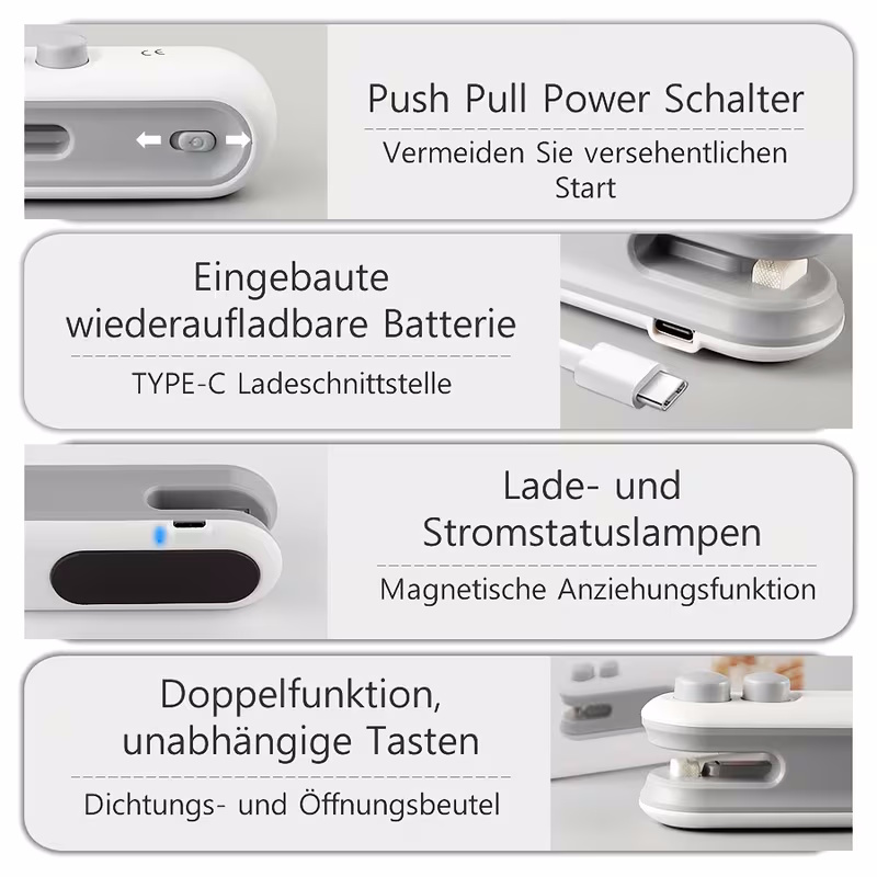 Folienschweißgerät 2 in 1 Wiederaufladbar