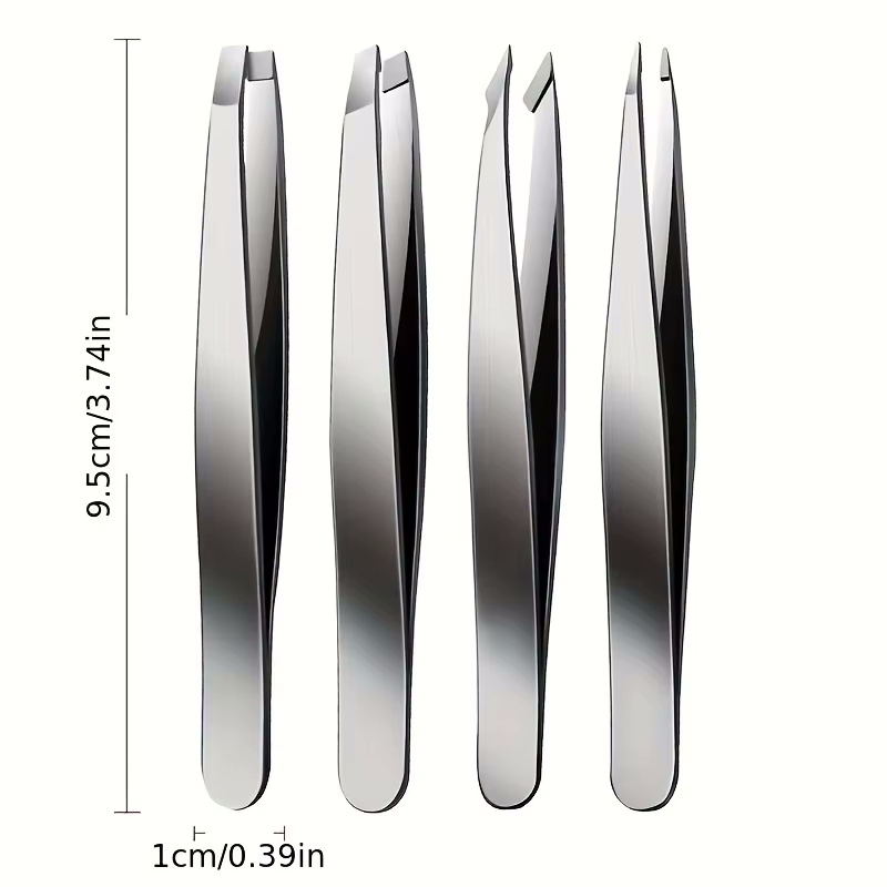 4-teiliges Pinzetten-Set