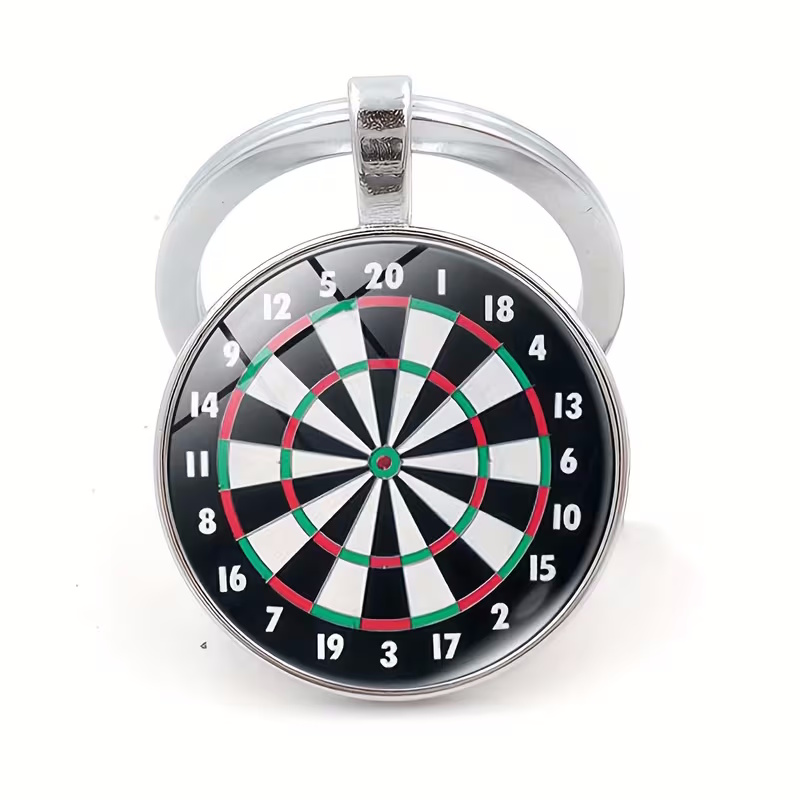 Schlüsselanhänger Dartscheibe