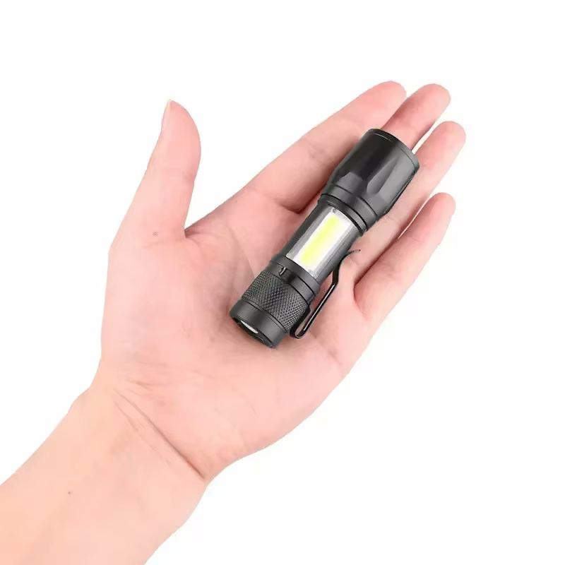 2x Mini-LED-Taschenlampen, wiederaufladbar