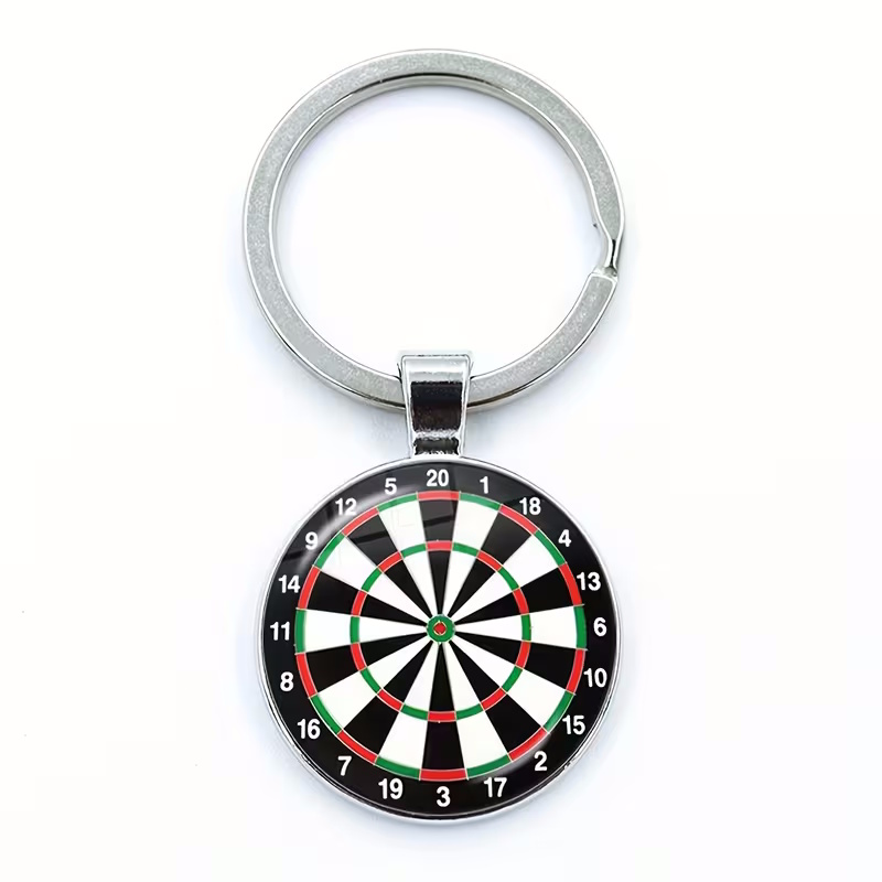 Schlüsselanhänger Dartscheibe